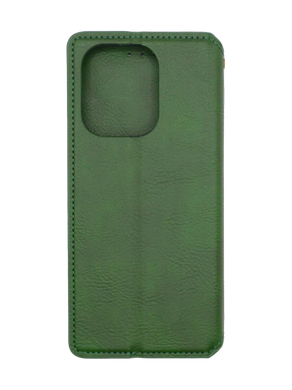 Чохол-книжка шкіра для Xiaomi Redmi 13 4G/Poco M6 4G green Getman Cubic PU