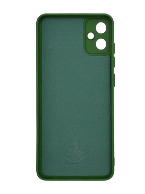 Силиконовый чехол Full Cover для Samsung A05 dark green Full Сamera без logo