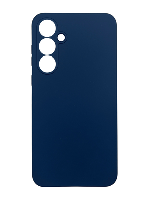 Силиконовый чехол Full Cover для Samsung A55 dark blue Full Camera без logo