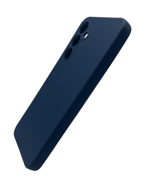 Силиконовый чехол Full Cover для Samsung A55 dark blue Full Camera без logo