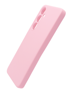 Силиконовый чехол SMTT для Samsung S24 Plus pink Full Camera с микрофиброй