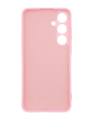 Силиконовый чехол SMTT для Samsung S24 Plus pink Full Camera с микрофиброй