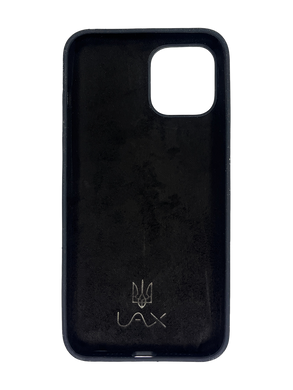 Силіконовий чохол Full Cover для iPhone 11 Pro Max black герб UA