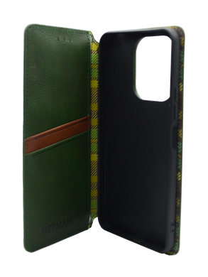 Чохол-книжка шкіра для Xiaomi Redmi 13 4G/Poco M6 4G green Getman Cubic PU