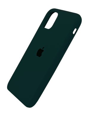 Силиконовый чехол Full Cover для iPhone 11 forest green (clover)