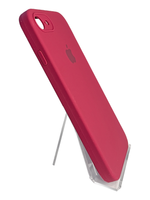 Силіконовий чохол Full Cover для iPhone 7/8 rose red Full Camera
