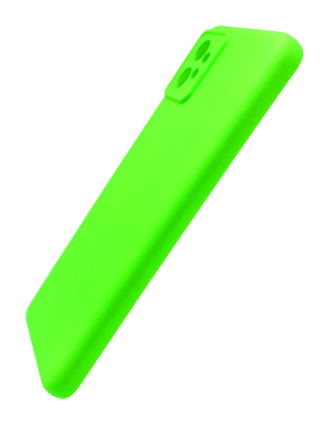 Силіконовий чохол Full Cover для Motorola Moto G32 neon green Full Camera без logo