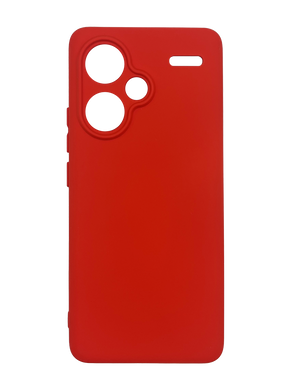 Силіконовий чохол Full Cover для Xiaomi Redmi Note 13 Pro+ red Full Camera без logo