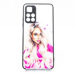 TPU+PC чохол Prisma Ladies для Xiaomi Poco M4 Pro 5G pink