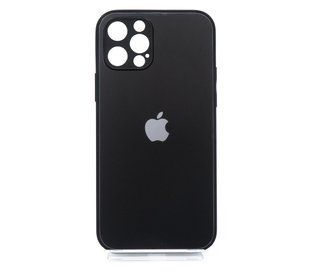 TPU+Glass чохол Matte Candy для Apple iPhone 12 Pro Full Camera black