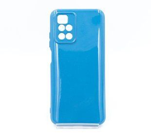 Силіконовий чохол Air Color для Xiaomi Redmi 10 electric blue Full Camera
