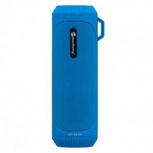 Колонка NewRixing NR4016A Sport+big led фонарик blue