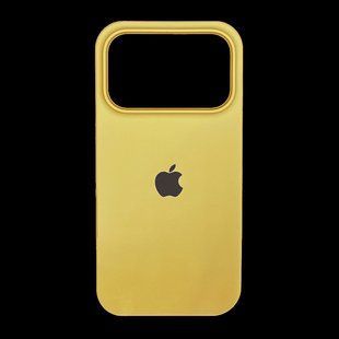 Силіконовий чохол Full Cover для iPhone 17 Pro yellow