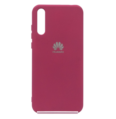 Силиконовый чехол Full Cover для Huawei Y8p 2020 marsala Protective my color