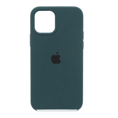Силіконовий чохол Full Cover для iPhone 12/12 Pro forest green(clover)