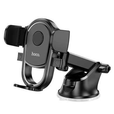 Автотримач Hoco H5 Integrity one-key car holder (center console) black