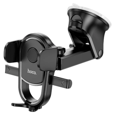 Автотримач Hoco H5 Integrity one-key car holder (center console) black
