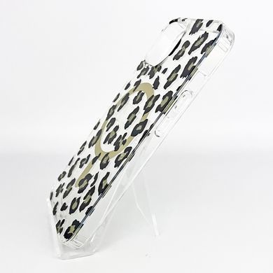 Чохол TPU Candy Leopard with MagSafe для iPhone 14 gold