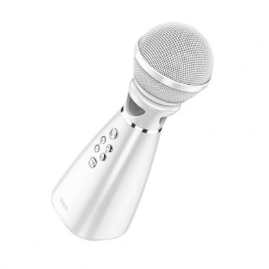 Мікрофон колонка Hoco BK6 Hi-song K song microphone bluetooth white