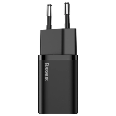 СЗУ Baseus TZCCSUP-L Super PD Charger 1Type-C 25W EU Mini 3A 1m Type-C+Type-C black