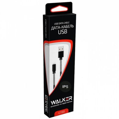 USB кабель Walker C720 iPhone 5 2m black