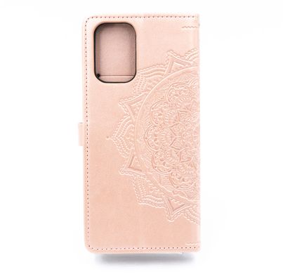 Чохол книжка шкіра Art case з візитницею для Xiaomi Redmi Note 10 pink