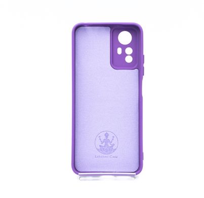 Силіконовий чохол Full Cover для Xiaomi Redmi Note 12S purple Full Camera без logo