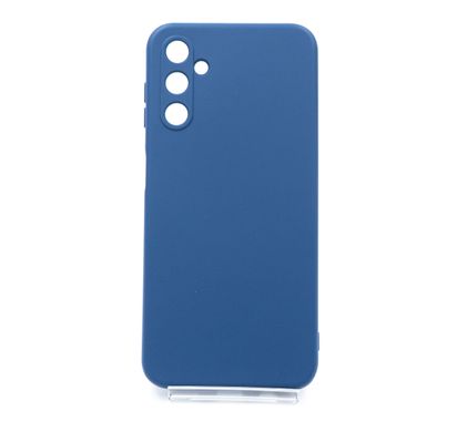 Силіконовий чохол Full Cover для Samsung A14 4G/5G midnight blue Full Camera без logo