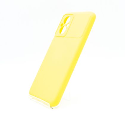 Силіконовий чохол Full Cover для Xiaomi Poco M5 yellow Full Camera без logo