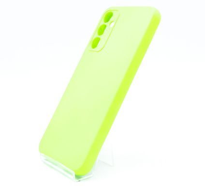 Силіконовий чохол Full Cover для Samsung A24 4G neon green Full Camera без logo