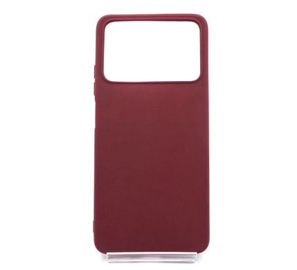 Силіконовий чохол Soft feel для Xiaomi Poco X4 Pro 5G marsala Candy