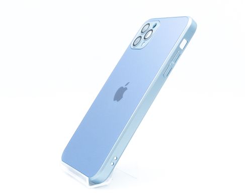 Чохол TPU+Glass sapphire matte case для iPhone 11 Pro Max sierra blue
