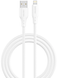 Кабель Senteo SL-04 Embossed Silicone 2.4A USB to Lighning 1m white