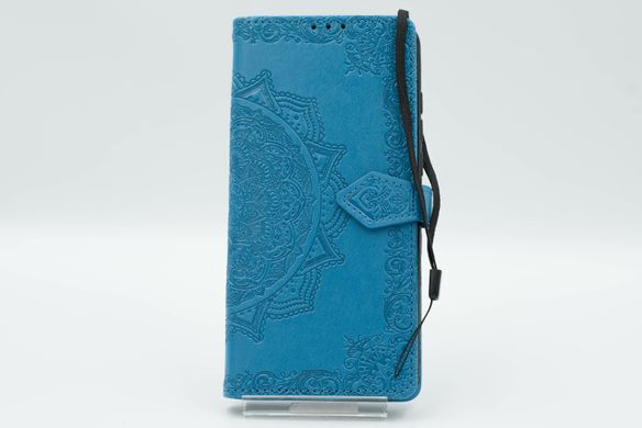 Чехол книжка кожа Art case с визитницей для Xiaomi Mi10/Mi10 Pro blue