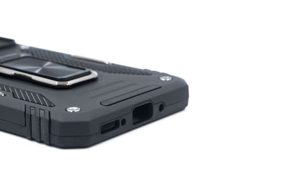Чохол Camshield Army Ring для Samsung A54 5G black протиударний шторка/захист камери
