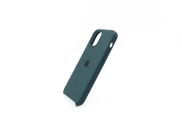 Силіконовий чохол Full Cover для iPhone 12/12 Pro forest green(clover)