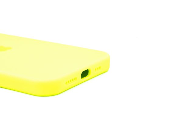 Силіконовий чохол Full Cover для iPhone 12/12 Pro neon green