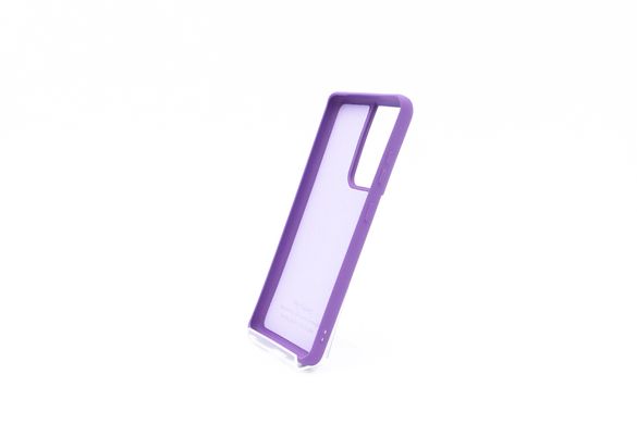 Силіконовий чохол Full Cover для Samsung S21 ultra purple без logo