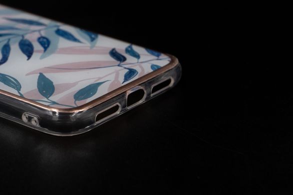 Силіконовий чохол Gelius Leaf Case для iPhone 11 pink grass