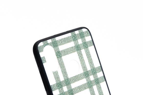 Силиконовый чехол Геометрия для Xiaomi Mi A8 микс клетка