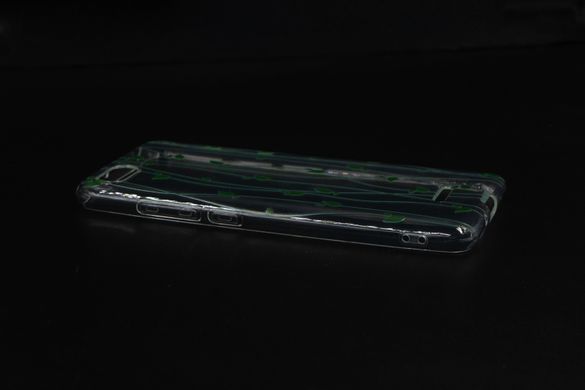 Силиконовый чехол MyPrint для Xiaomi Redmi 6A веточки green