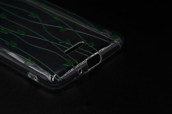 Силиконовый чехол MyPrint для Xiaomi Redmi 6A веточки green