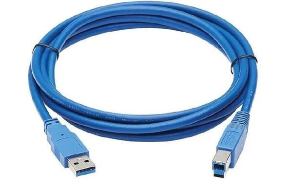 Кабель для принтера USB 2.0 AM/BM 1.8m Atcom blue