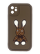 Чохол Pretty Things для iPhone 11 brown/rabbit Full Camera