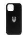 Силіконовий чохол Full Cover для iPhone 11 Pro Max black герб UA