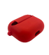 Чохол for AirPods 3 силіконовий red з мікрофіброю