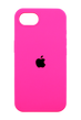 Силиконовый чехол Full Cover для iPhone 16e barble pink (hot pink)