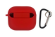 Чохол for AirPods 3 силіконовий red з мікрофіброю