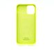 Силиконовый чехол Full Cover для iPhone 12/12 Pro neon green