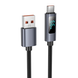USB кабель Hoco X112 Favor with display USB to Type-C 5A 1m black